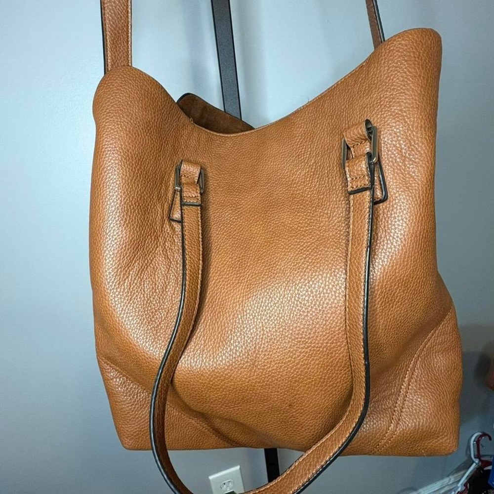 Steve‎ Madden Tan and brown leather tote bag - Picture 2 of 6
